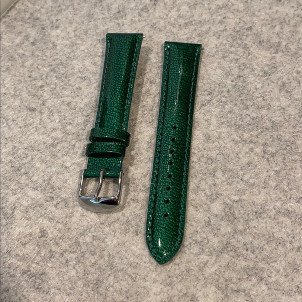 New Green Michele 18mm Watch Strap